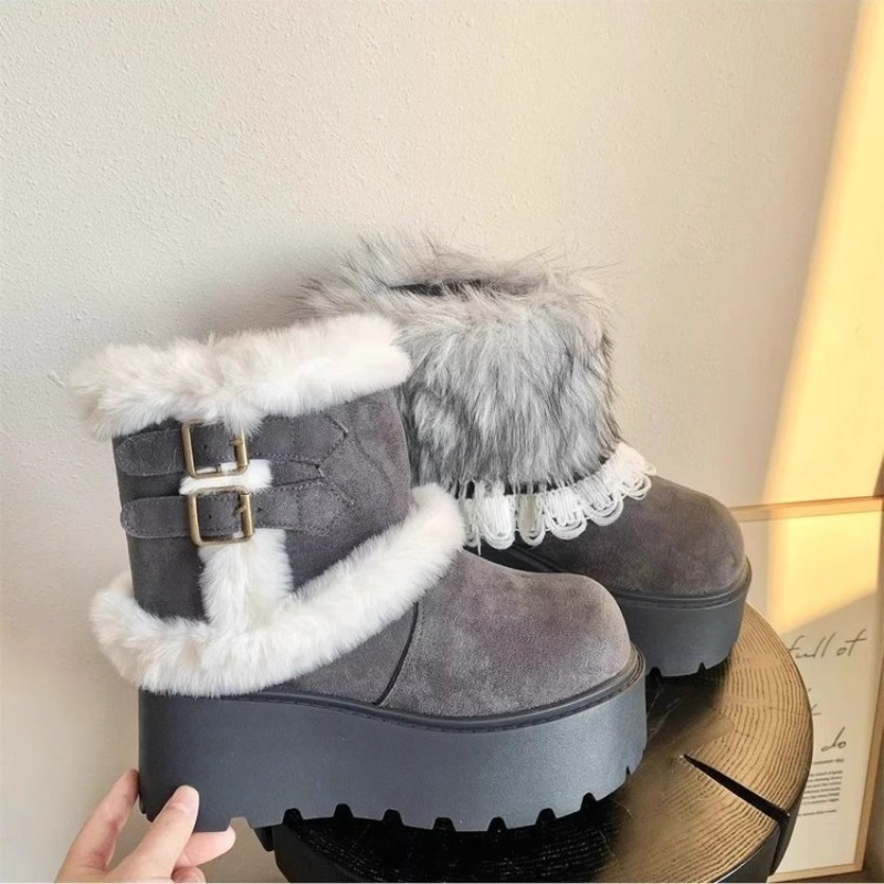 Botas de neve femininas com de - Embroidery Garments avaliação e preço