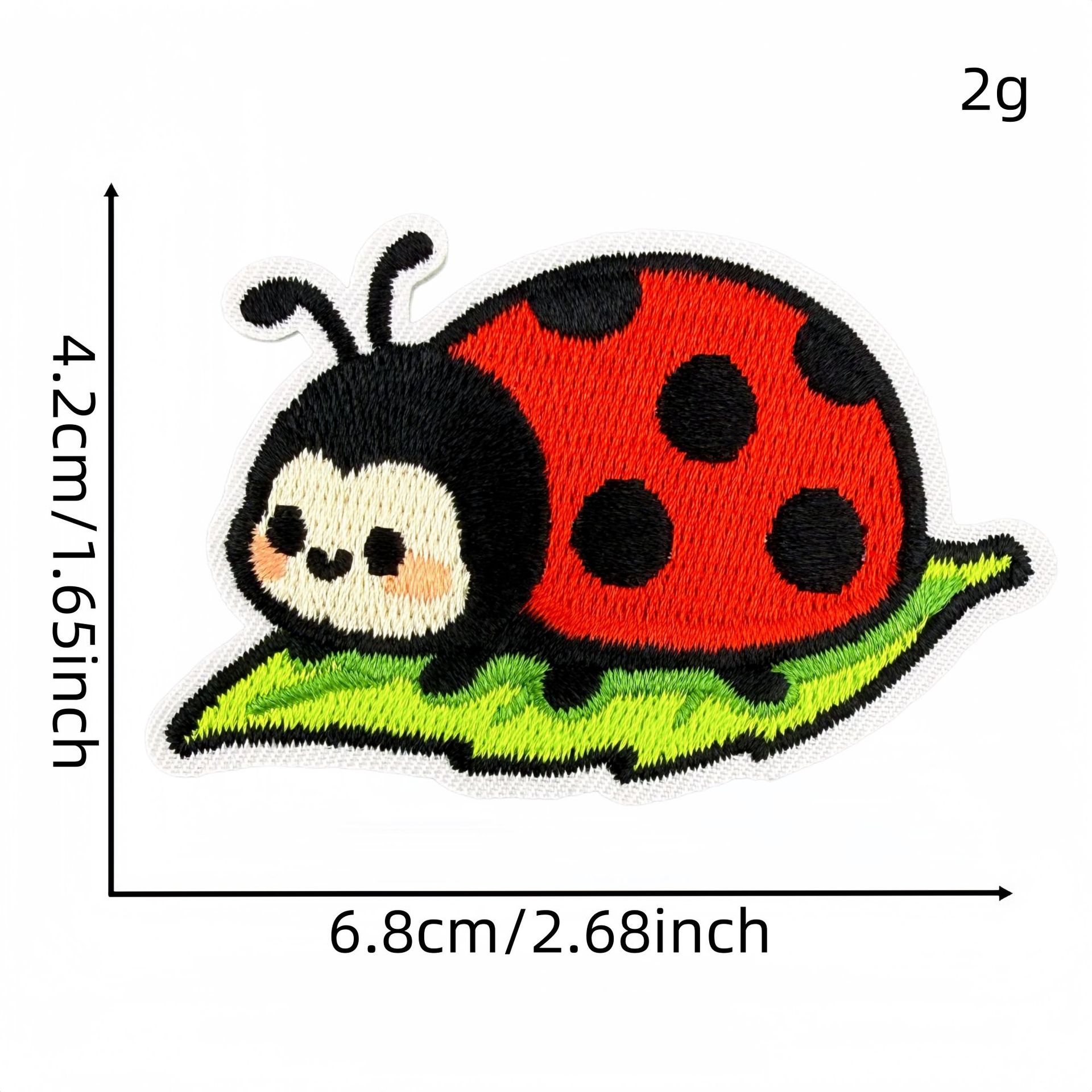 10 unidades de apliques bordad - Embroidery Lady Bug avaliação e preço