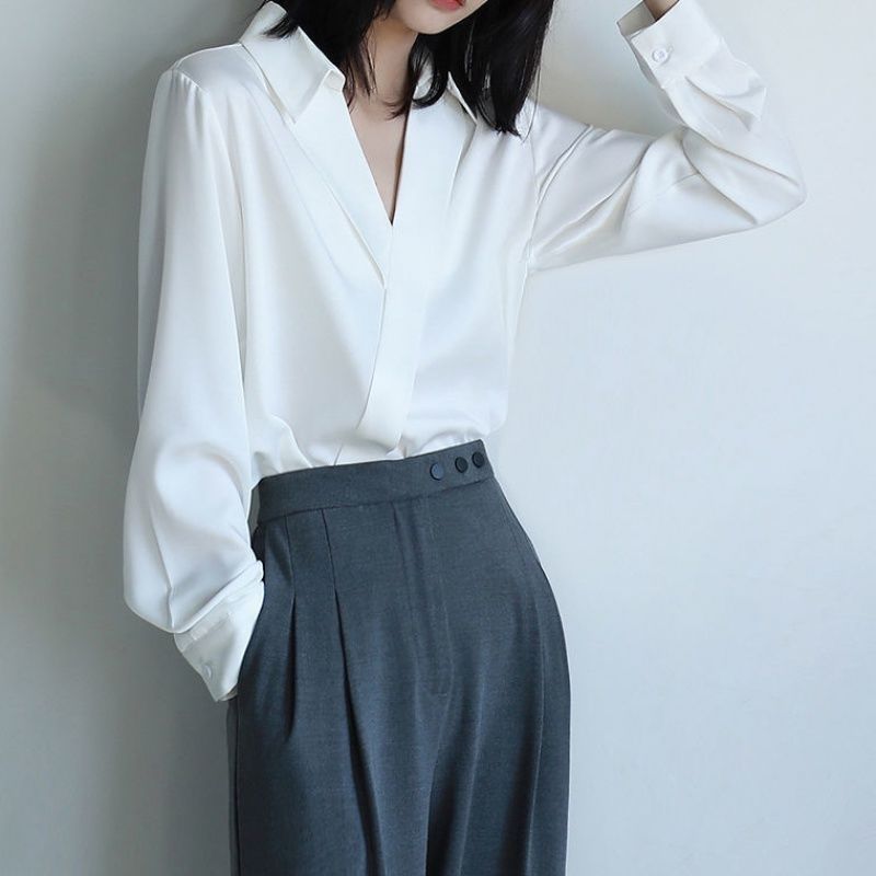 Gidyq-Camisas pretas de chiffo - Embroidery Online avaliação e preço