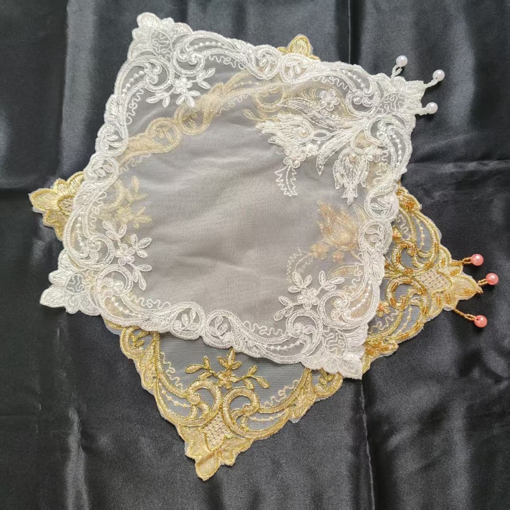 Sousplats de Bordado em Ouro c - Embroidery Rose avaliação e preço