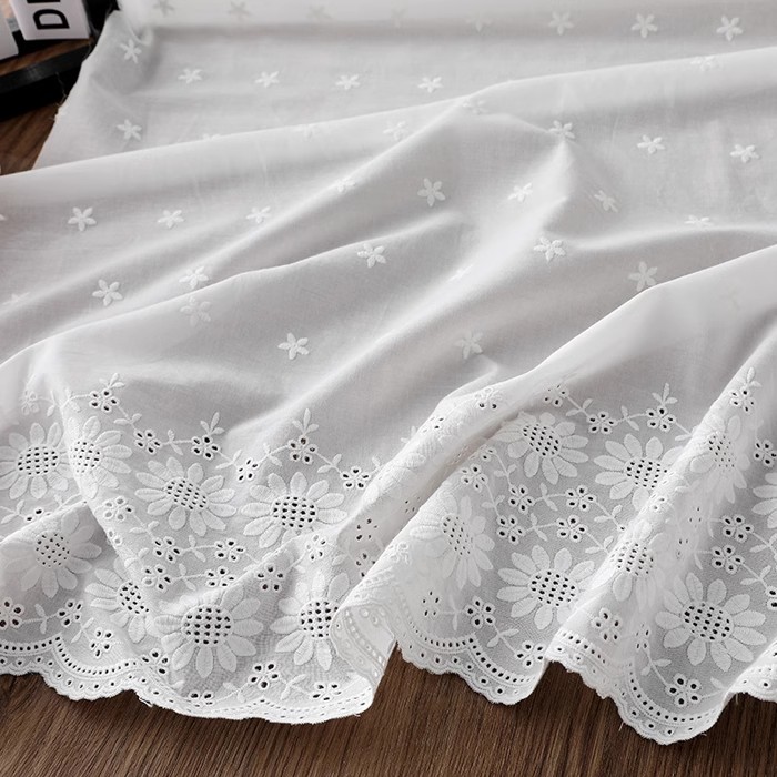 Tecido de algodão com bordado  - Embroidery Cotton Shirt avaliação e preço
