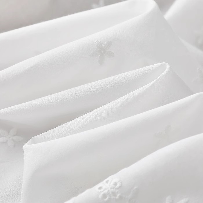 Tecido de algodão com bordado  - Embroidery Cotton Shirt avaliação e preço