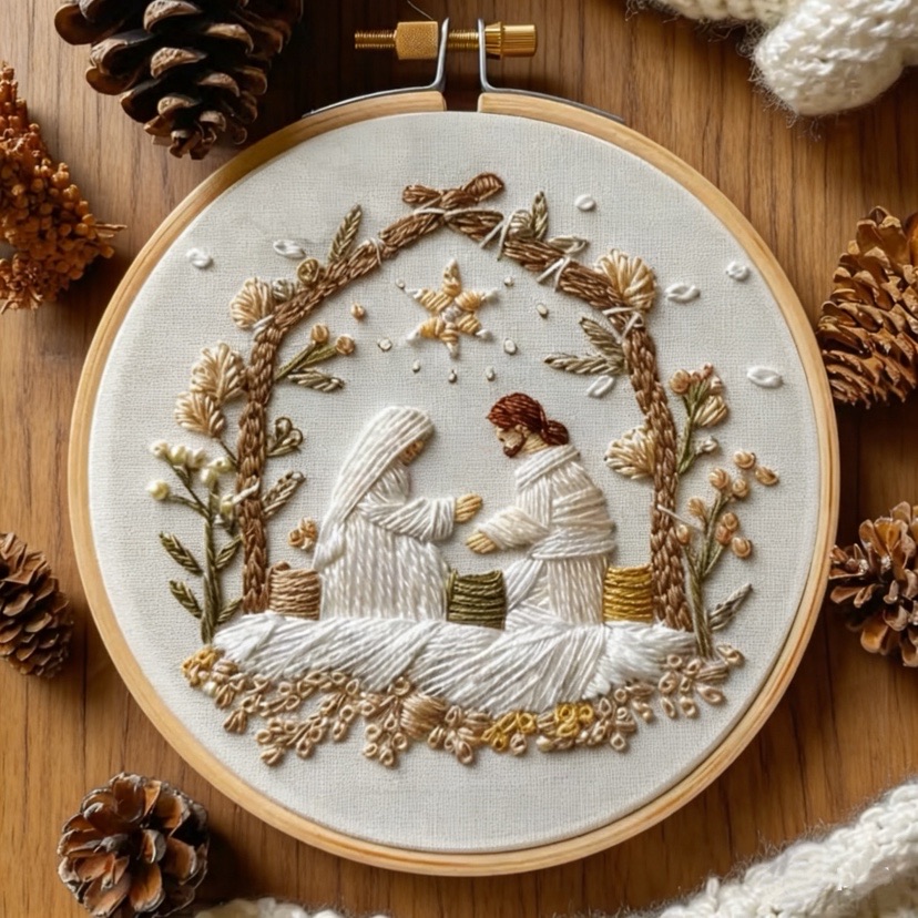 Kit de bordado de natal de nas - Embroidery Online avaliação e preço