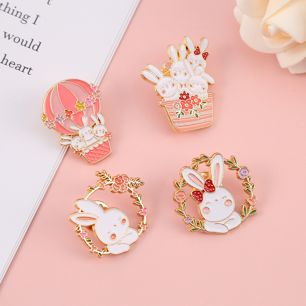 1pc bonito coelho broche de me - Embroidery Bali avaliação e preço
