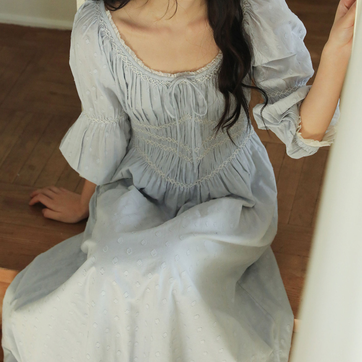 Vestido Longo Vintage Francês  - Embroidery Garments avaliação e preço